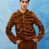 COILED CORDUROY JACKET